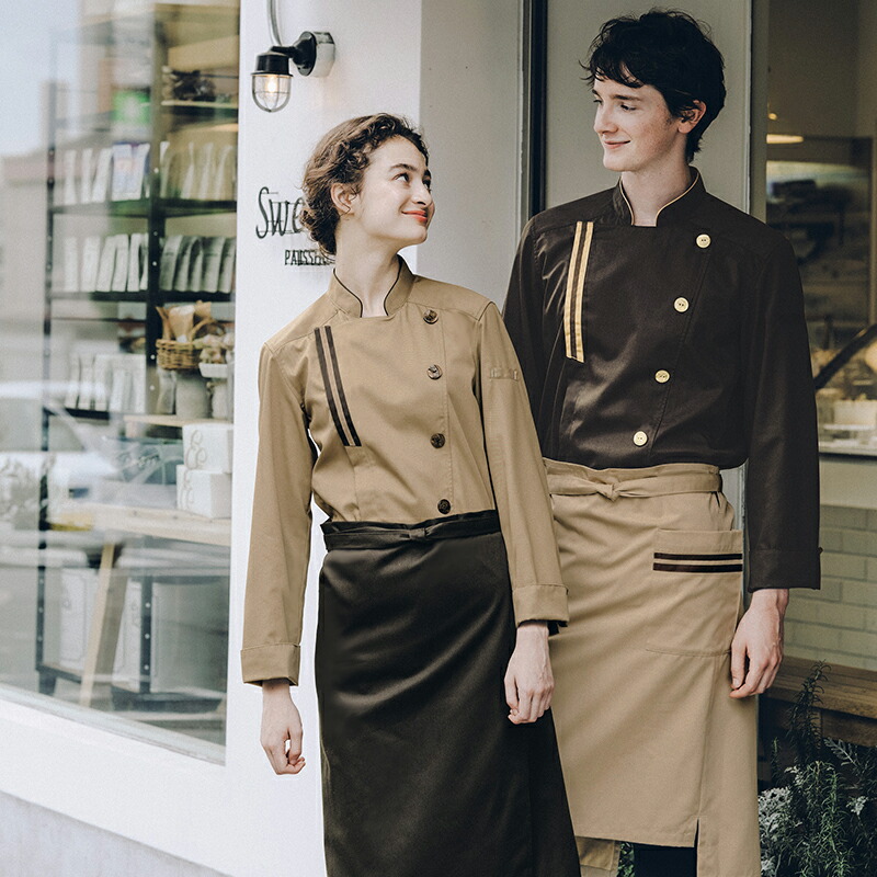 楽天市場】飲食店ユニフォーム コックコート (長袖) [男女兼用] BW6501