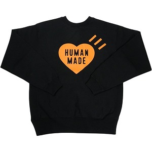 楽天市場】HUMAN MADE ヒューマンメイド 25AW HEART SWEATSHIRT BLACK