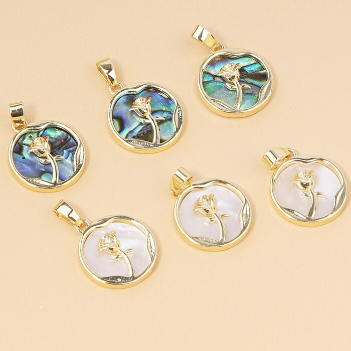 楽天市場】【最大半額 スーパーSALE】 シェル ペンダントトップ 2