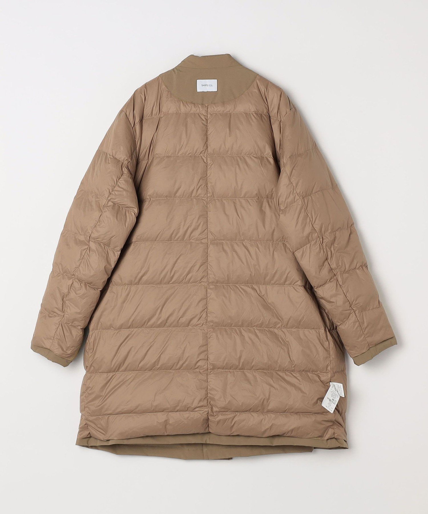 【SHIPS any】撥水/防風等 多機能 ダウン クラシカル ミドルカーコート SHIPS any:〈撥水/防風等〉多機能 ダウン クラシカル ミドル カー