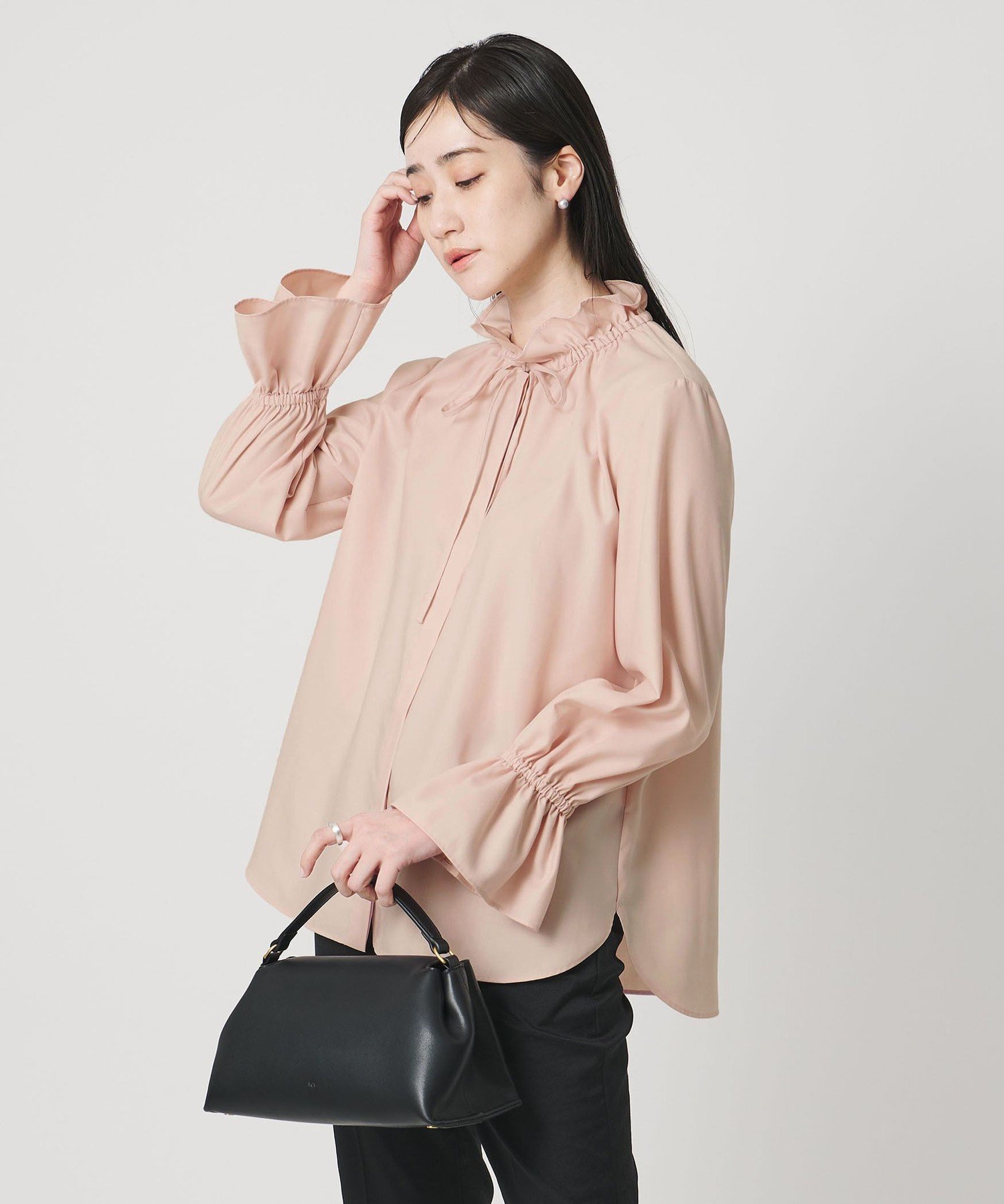 UNITED ARROWS｜フリルカラー フレアスリーブ ブラウス | Rakuten