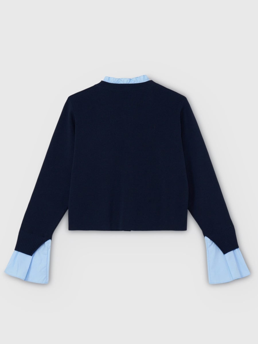 EIMY ISTOIRE｜Attached collar ニットジャケット | Rakuten Fashion