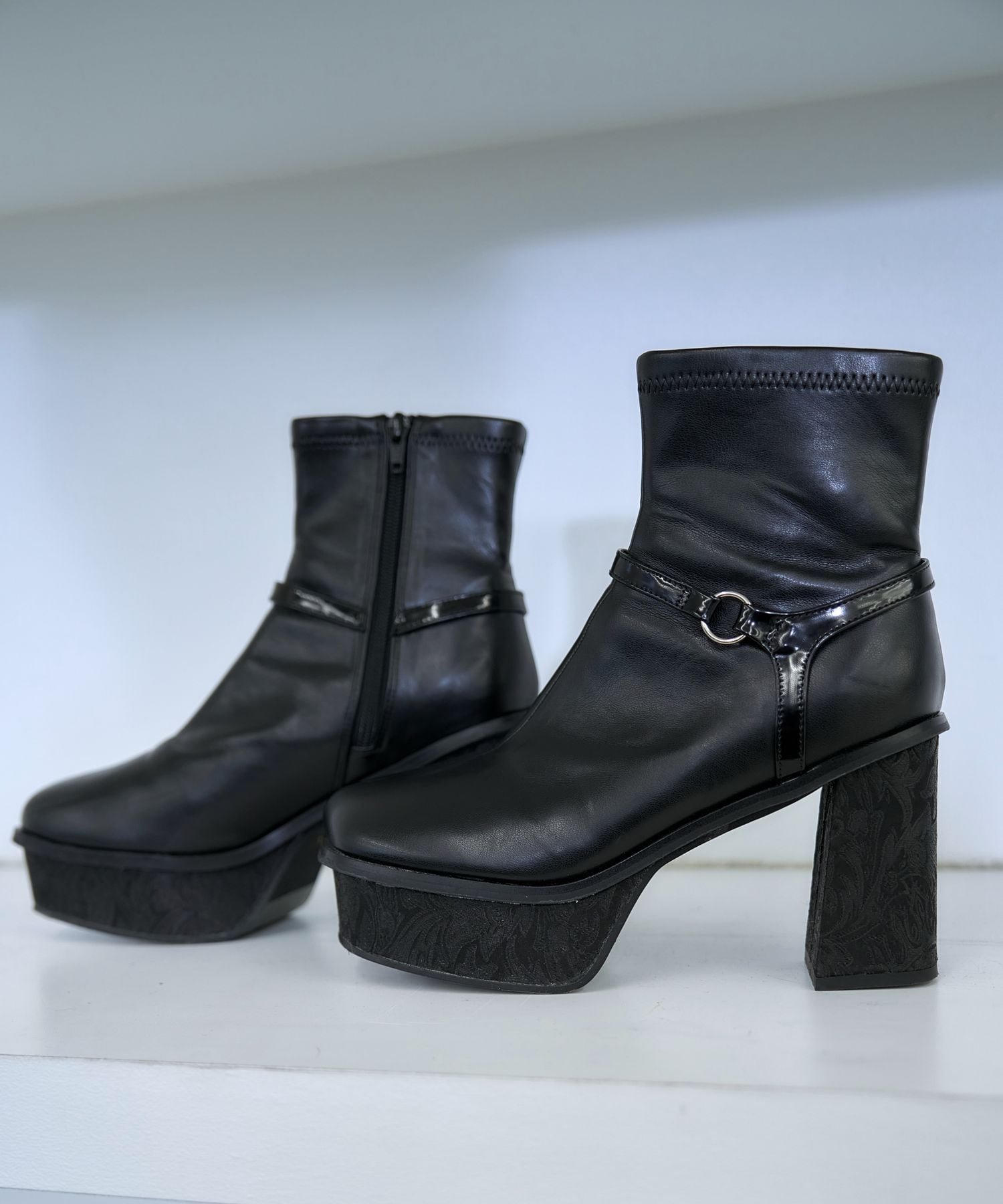 HARE｜ガラソールチャンキーブーツ | Rakuten Fashion(楽天