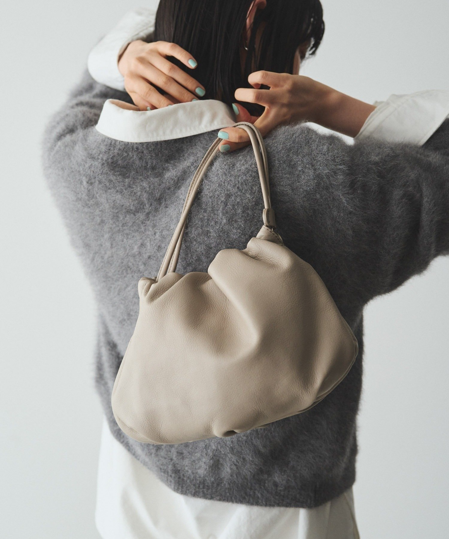 russet｜レザー巾着4WAYショルダーバッグ | Rakuten Fashion(楽天