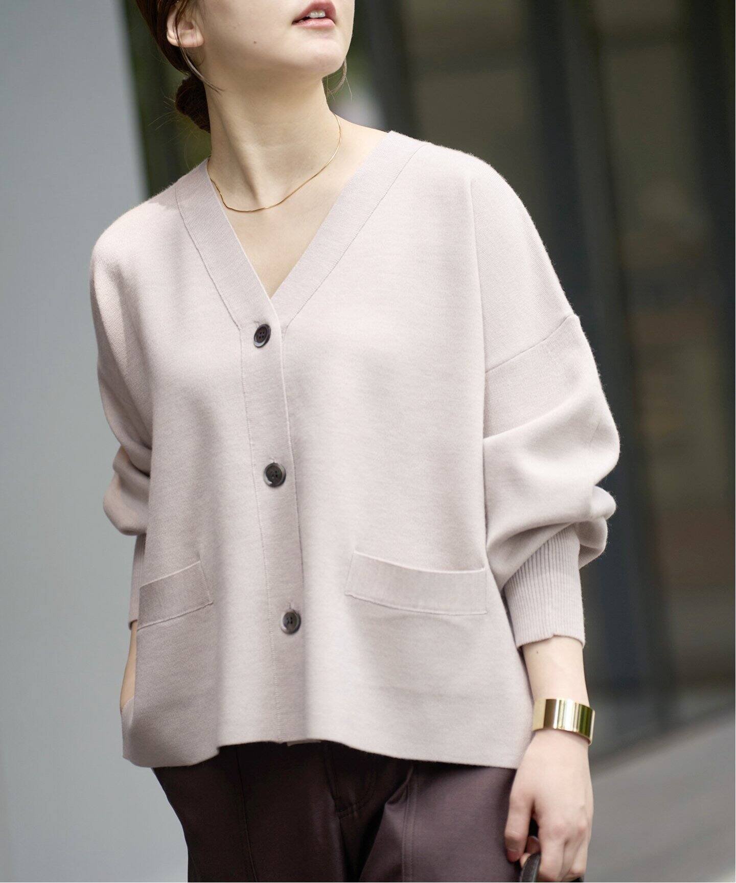 IENA｜スーパーファインスムース ショートカーディガン | Rakuten