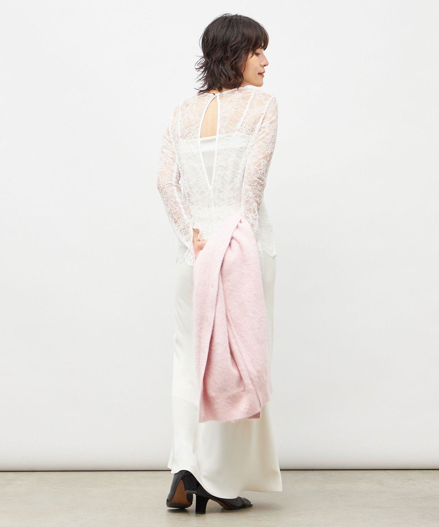 NOLLEY'S｜ウォッシャブルラッセルレースTブラウス | Rakuten Fashion