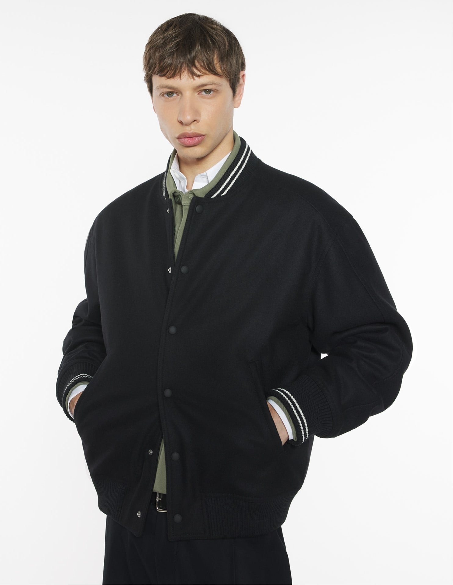 MAISON KITSUNE｜Maison Kitsune/(M)VARSITY TEDDY BLOUSON | Rakuten