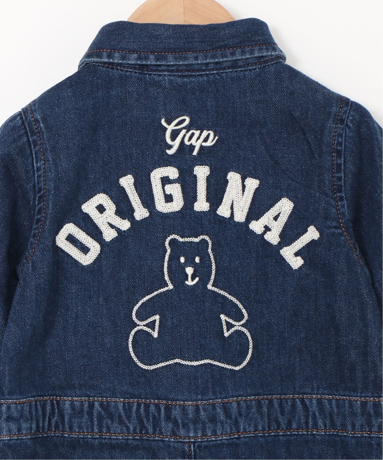 GAP｜(K)デニム くまさん GAPロゴ カバーオール (ベビー) | Rakuten