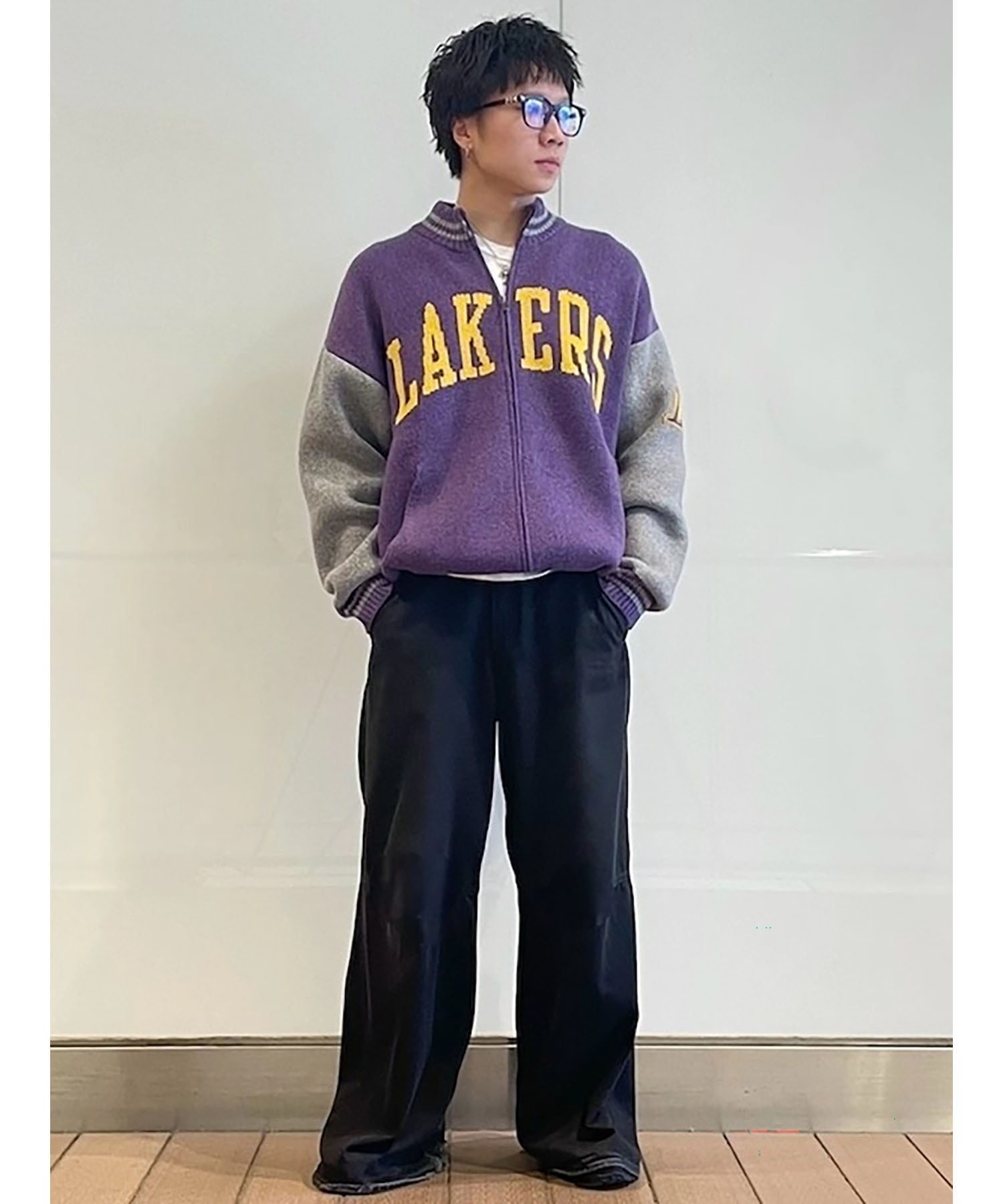 GAP｜(U)CashSoft カシミヤタッチ NBA ロサンゼルス レイカーズ ロゴ