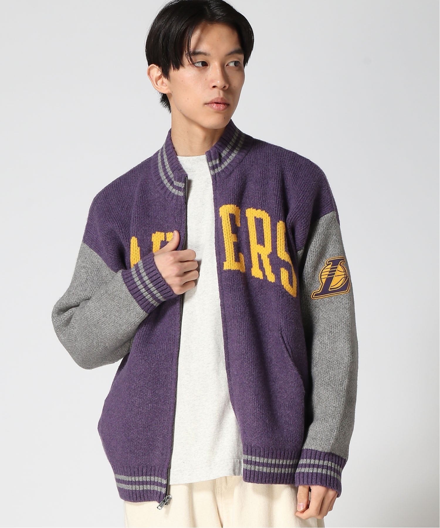 GAP｜(U)CashSoft カシミヤタッチ NBA ロサンゼルス レイカーズ ロゴ