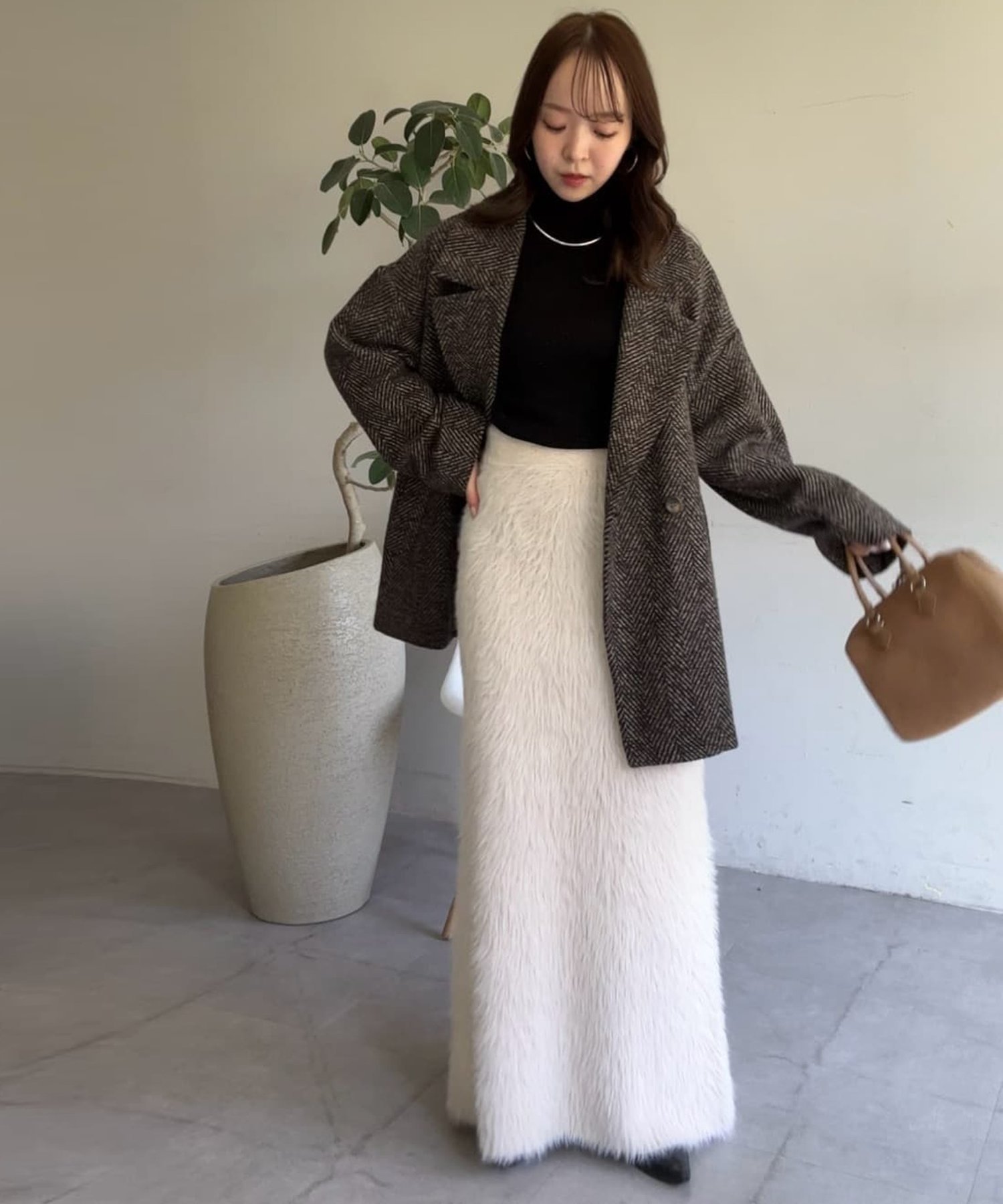 Discoat｜【WEB限定】ヘリンボーンダブルテラージャケット | Rakuten