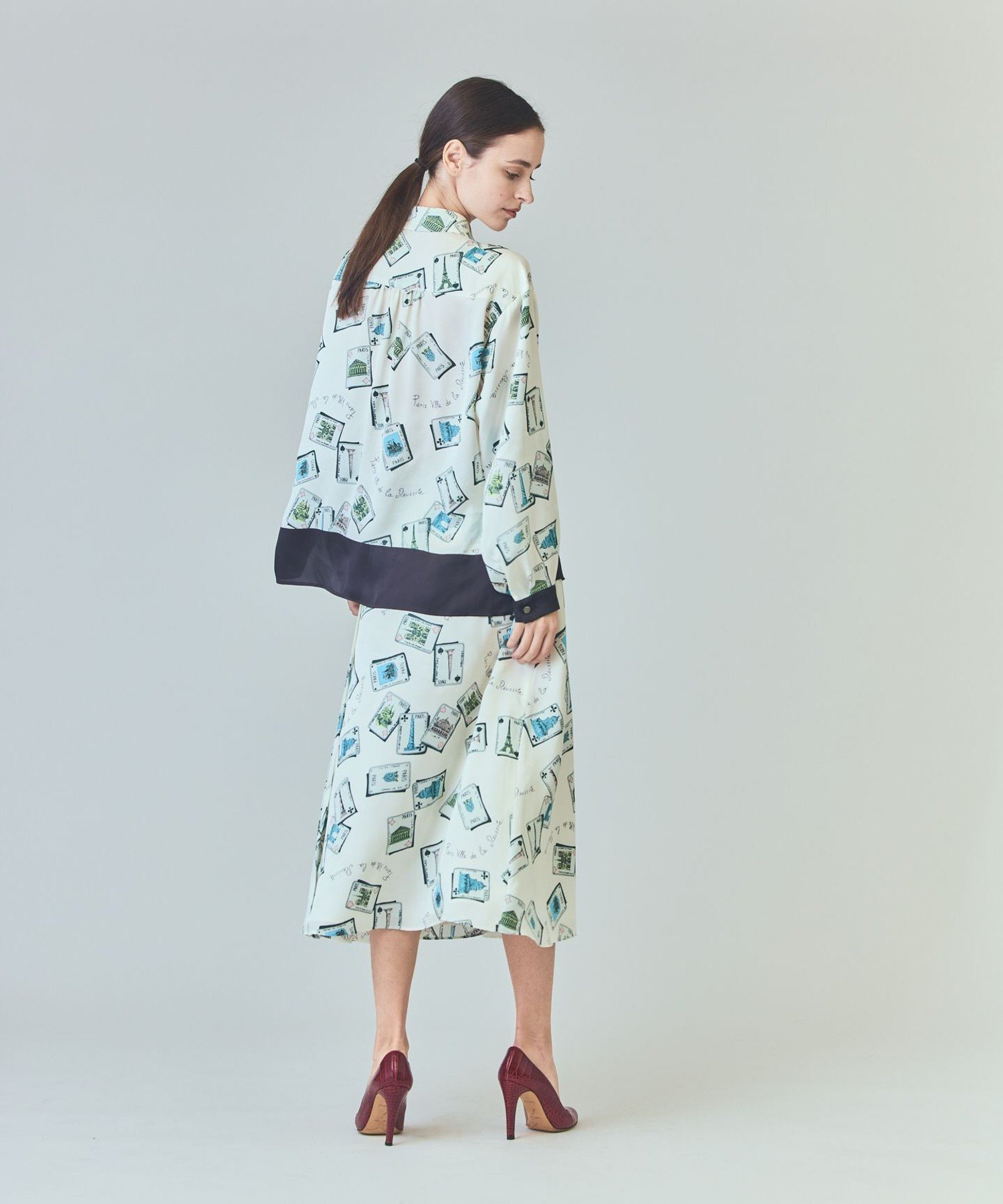 GRACE CONTINENTAL｜トランププリントブラウス | Rakuten Fashion(楽天