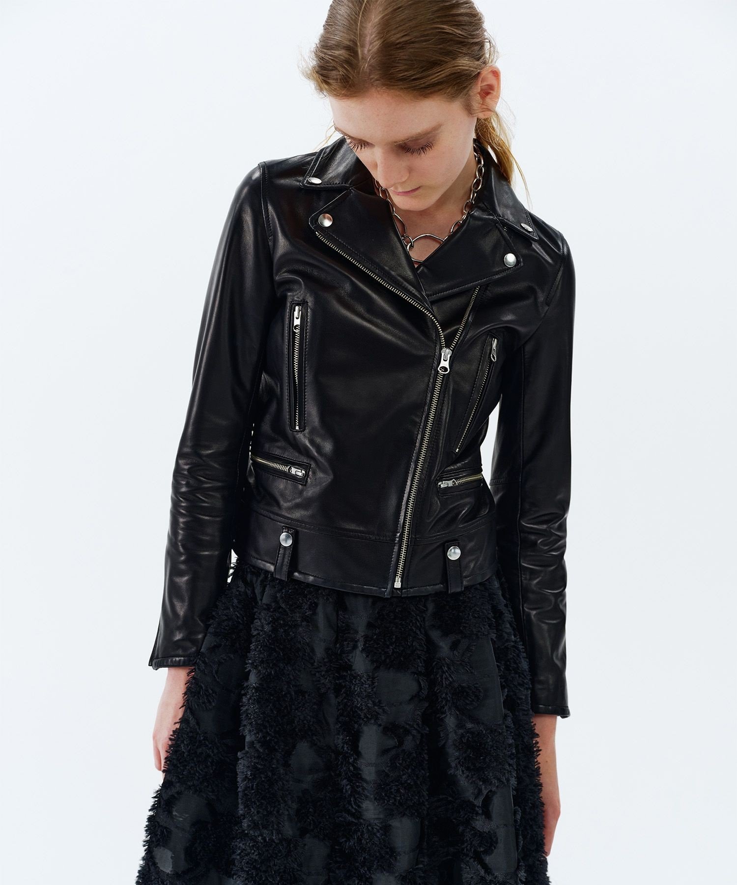 allureville｜ラムレザーライダース | Rakuten Fashion(楽天