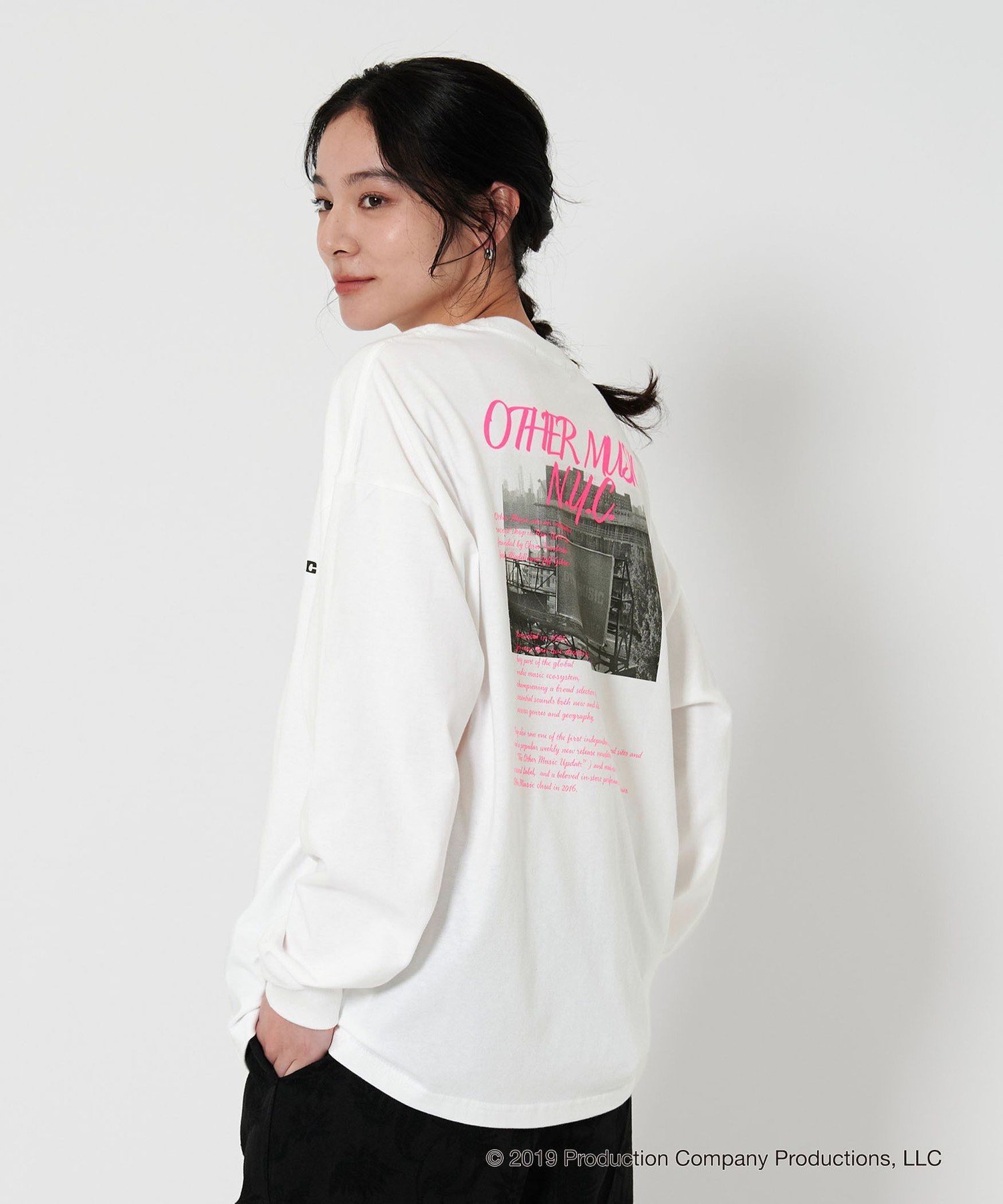 THE MUSIC 音楽が流せる ロンT THE MUSIC 音楽が流せる ロンT the music