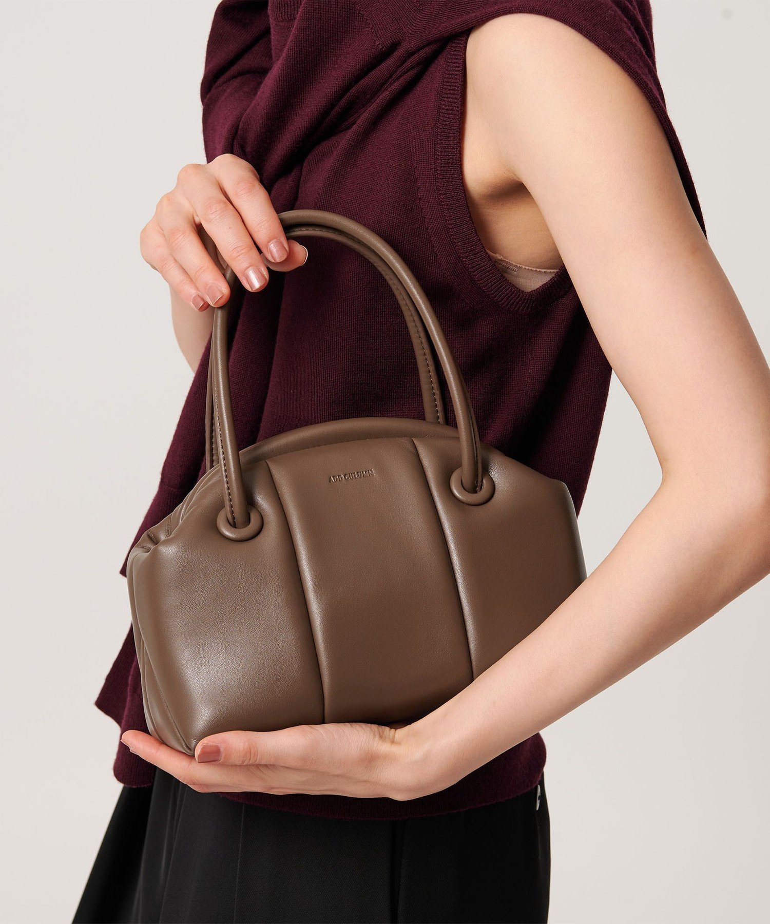 新品 ADD CULUMN PUFF BOSTON W バッグ 2way BEAUTY&YOUTH UNITED ARROWS｜<ADD CULUMN>PUFF CLASP BOSTON/2WAY