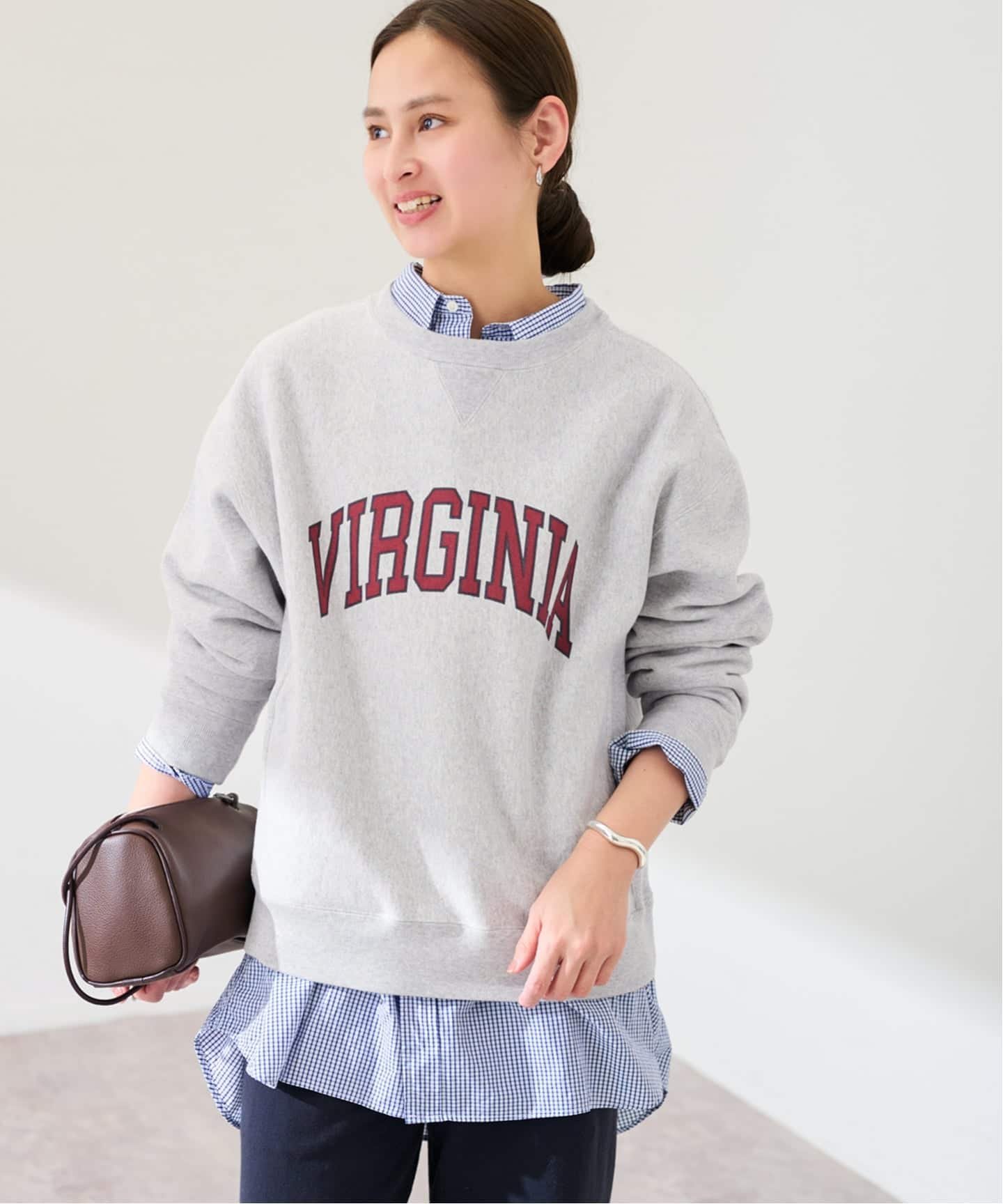 FRAMeWORK｜Champion 別注リバースウィーブ ロゴスウェットポケット