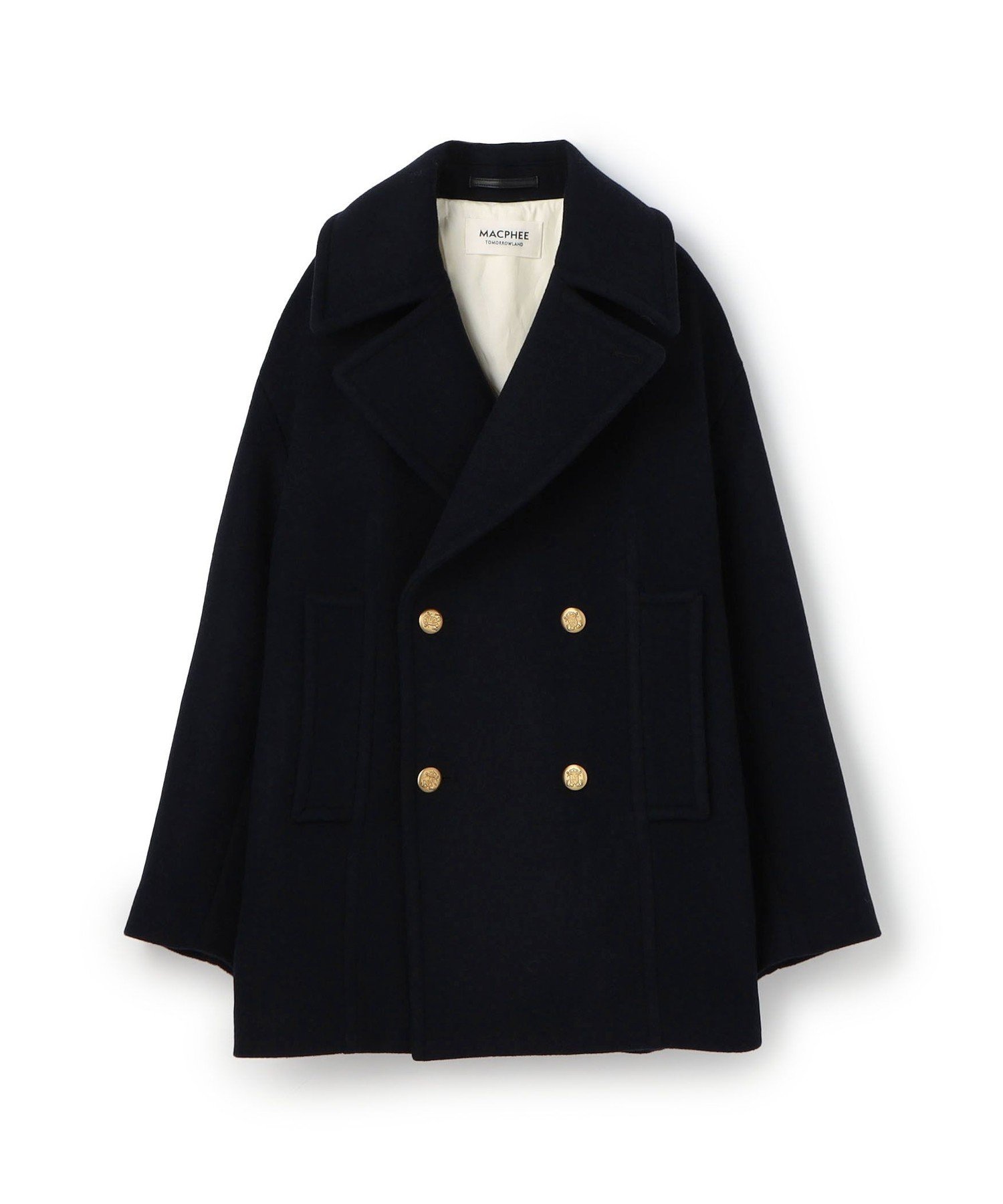 TOMORROWLAND｜メルトンビーバー Pコート | Rakuten Fashion(楽天