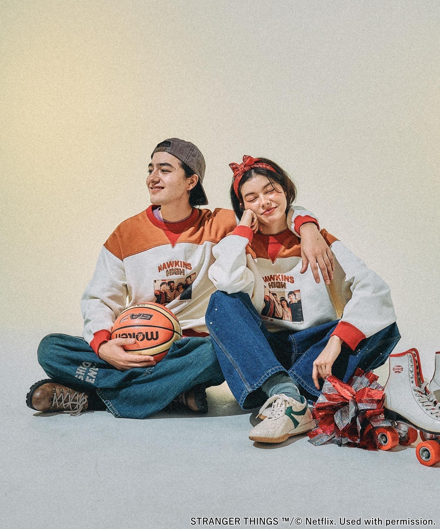 niko and ｜【STRANGER THINGS】コラボ配色スウェット | Rakuten