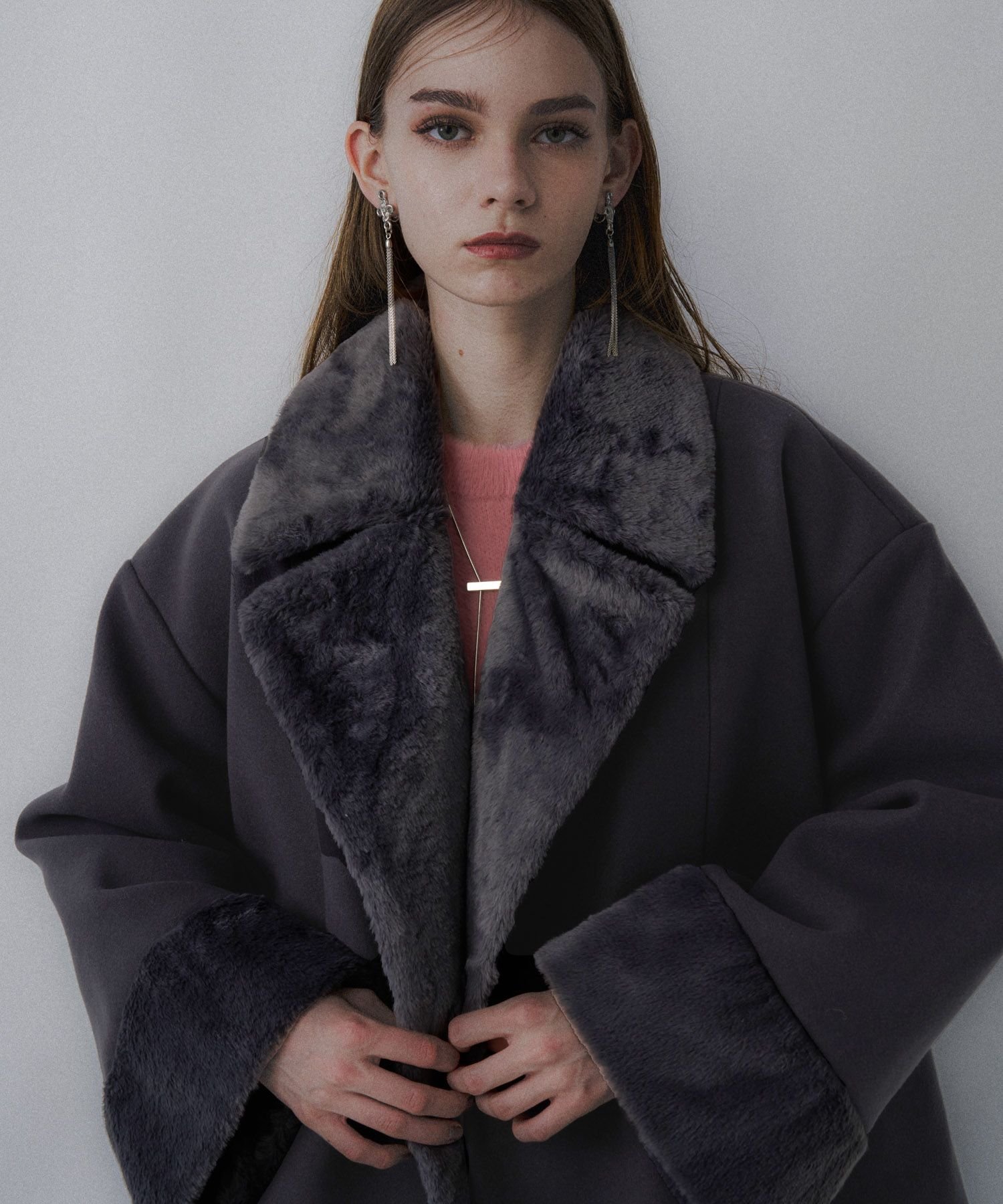 HARE｜ウーリーテックフェイクファーショートコート | Rakuten Fashion