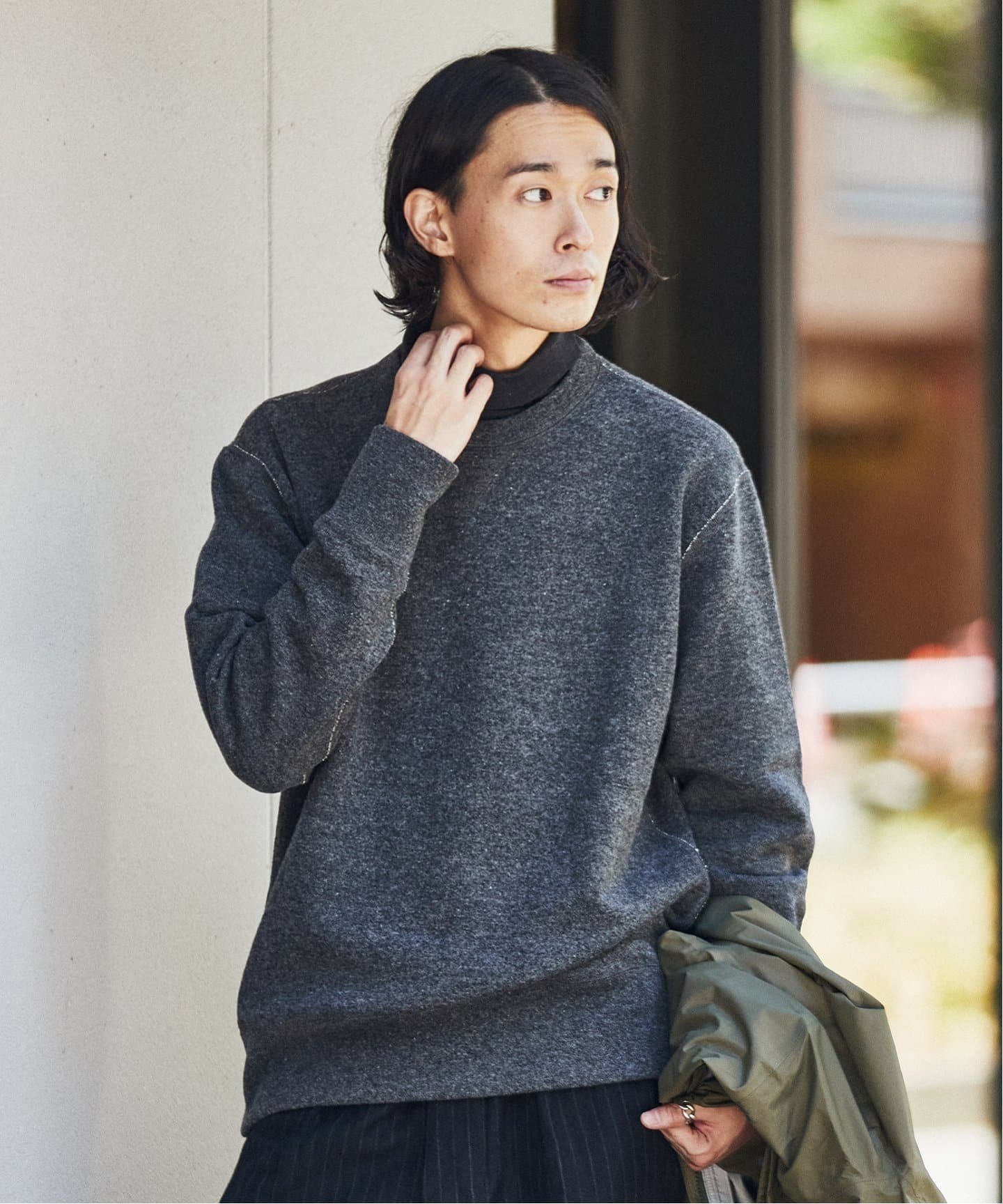 EDIFICE｜【LOOPWHEELER for LOWERCASE】別注 ツリアミウール ルーズ