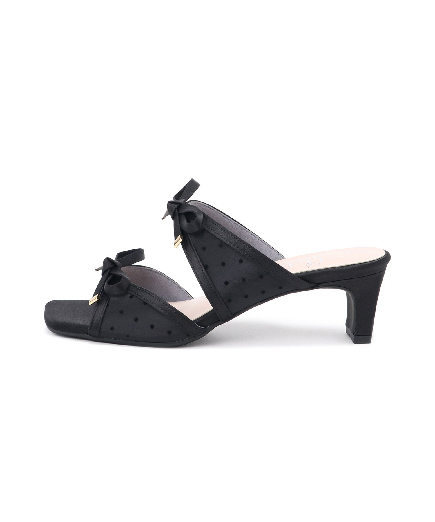 artemis by DIANA｜ドット柄ダブルリボンミュールサンダル | Rakuten