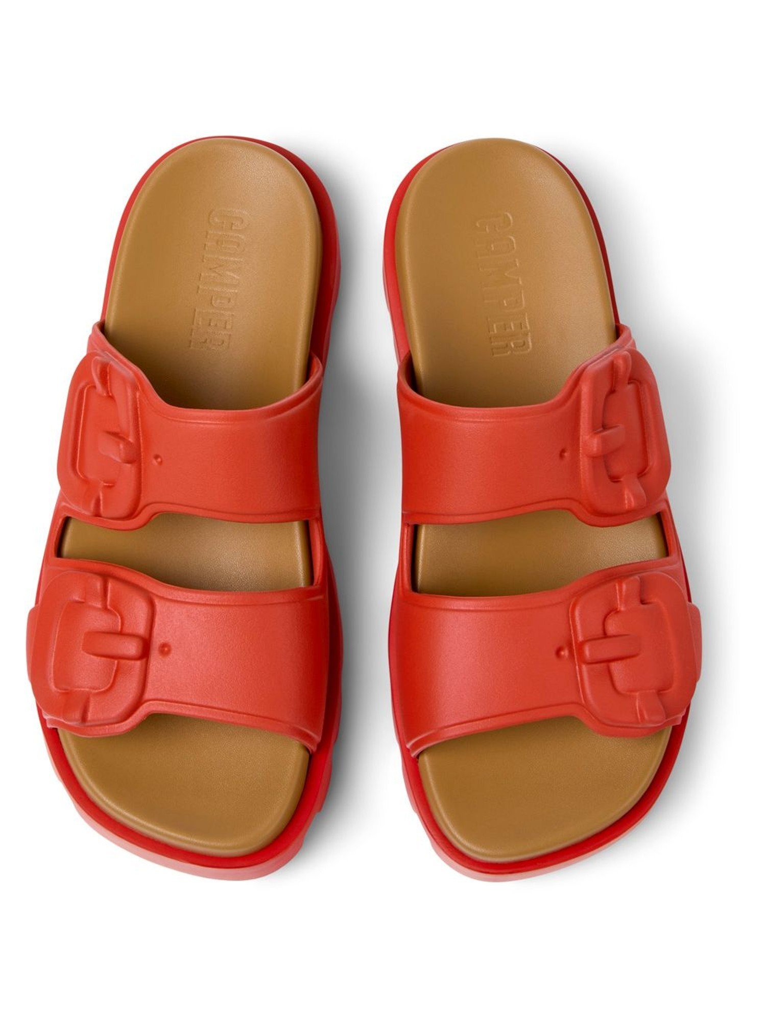 楽天市場】カンペール サンダル（カラーレッド）（靴）の通販