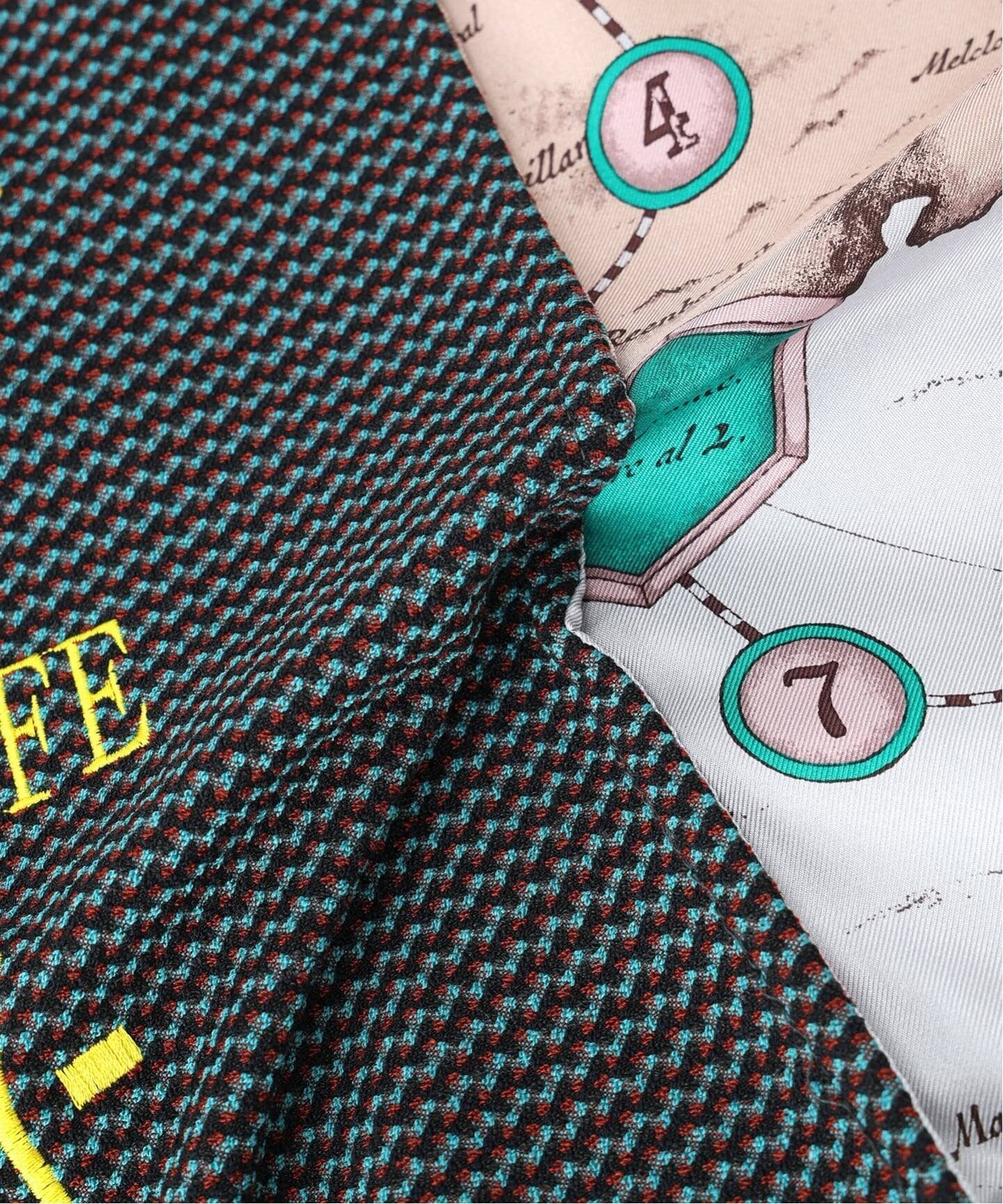 VERMEIL par iena｜manipuri マニプリ 刺繍プリントトートL 0153252403