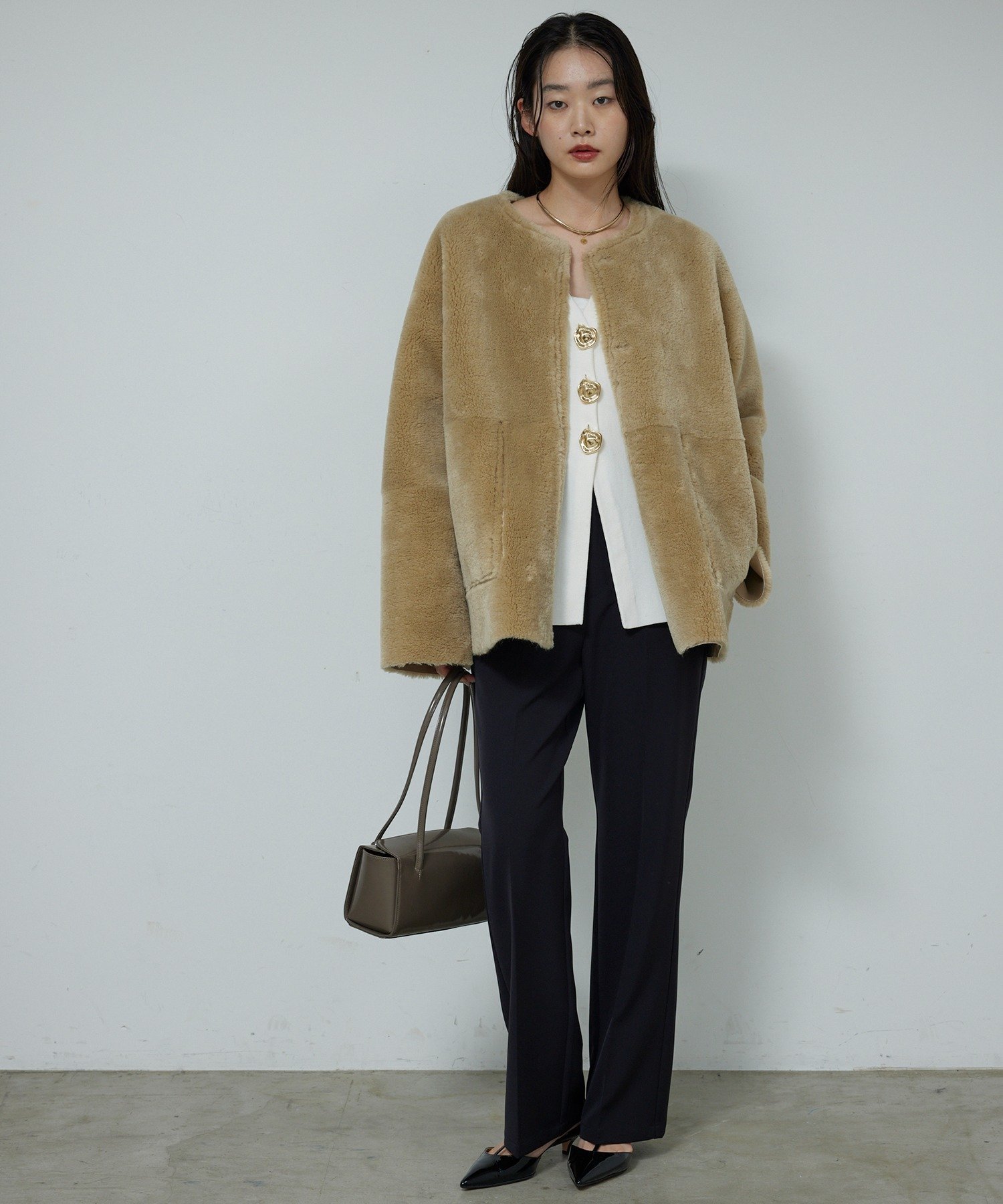 GALLARDAGALANTE｜ビジューVネックカーディガン | Rakuten Fashion