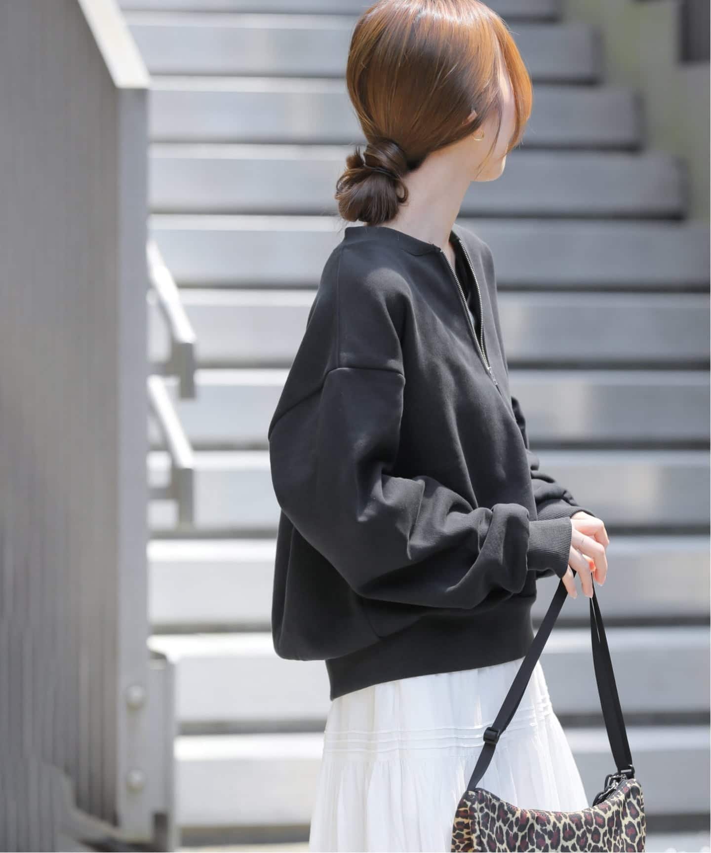 JOURNAL STANDARD relume｜《WEB限定》ハーフジップノーカラー