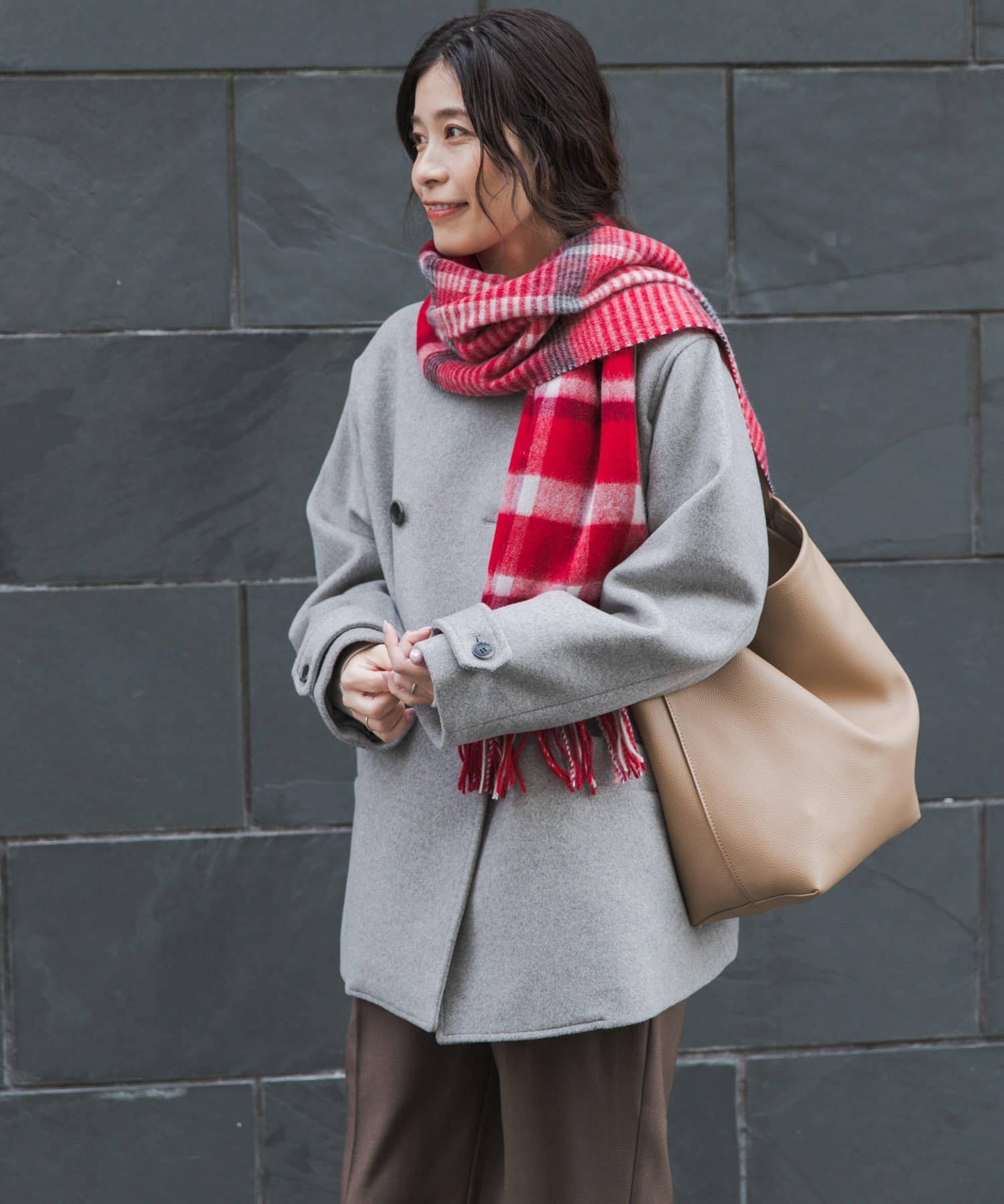 URBAN RESEARCH DOORS｜ウールノーカラーコート | Rakuten Fashion
