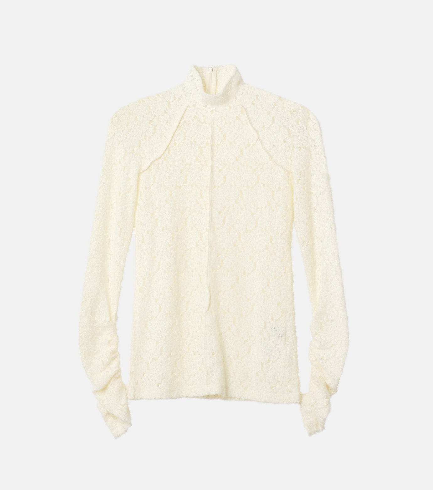 LE CIEL BLEU｜ハイネックストレットレーストップ / High Neck Stretch