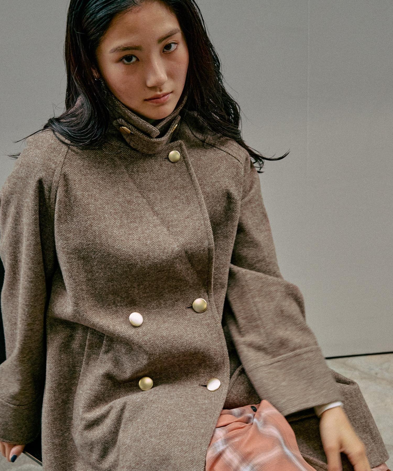 GLOBAL WORK｜軽やかストレッチ襟2WAYコート/499666 | Rakuten Fashion