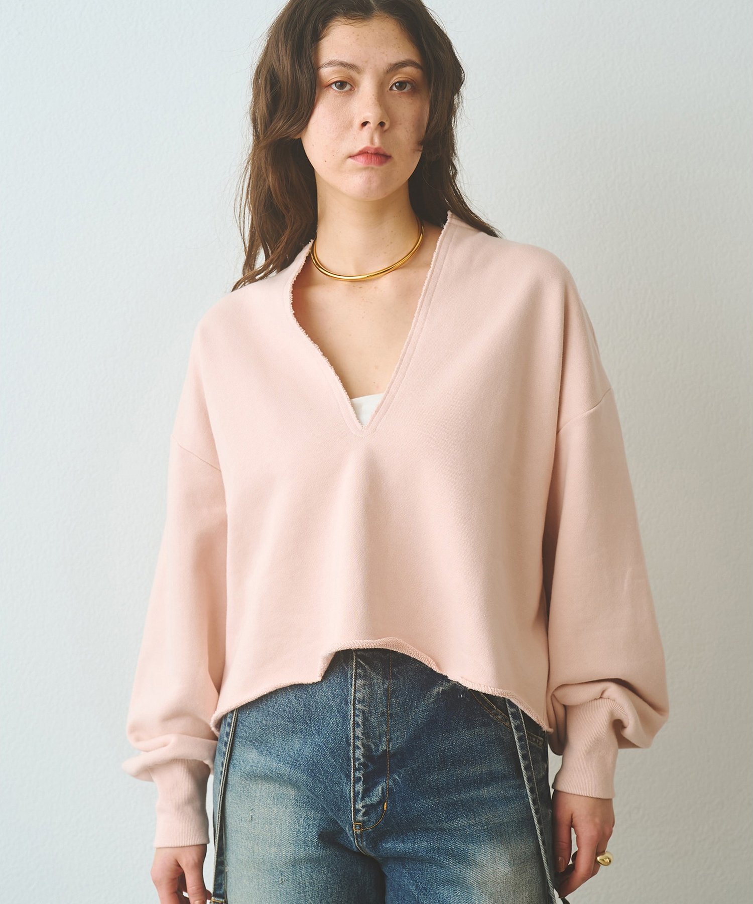 Whim Gazette｜スウェットVネックプルオーバー2 | Rakuten Fashion