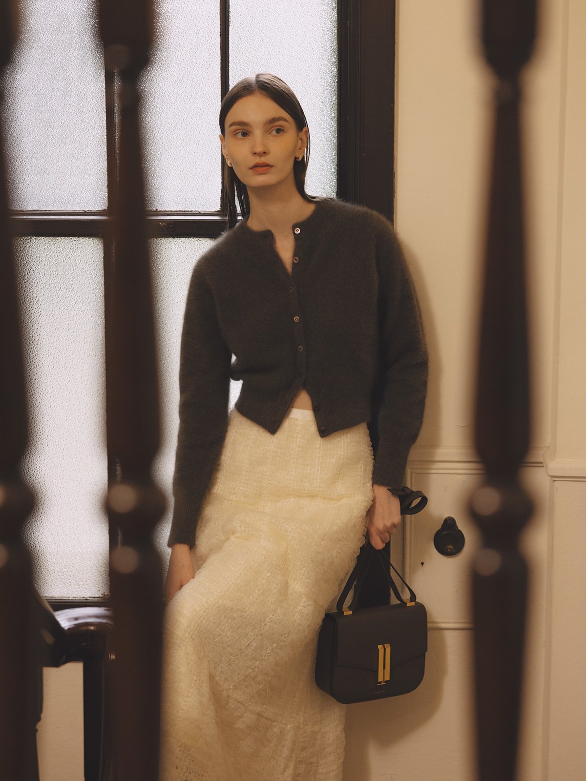 anuans｜ラクーンフォックスショートカーディガン | Rakuten Fashion