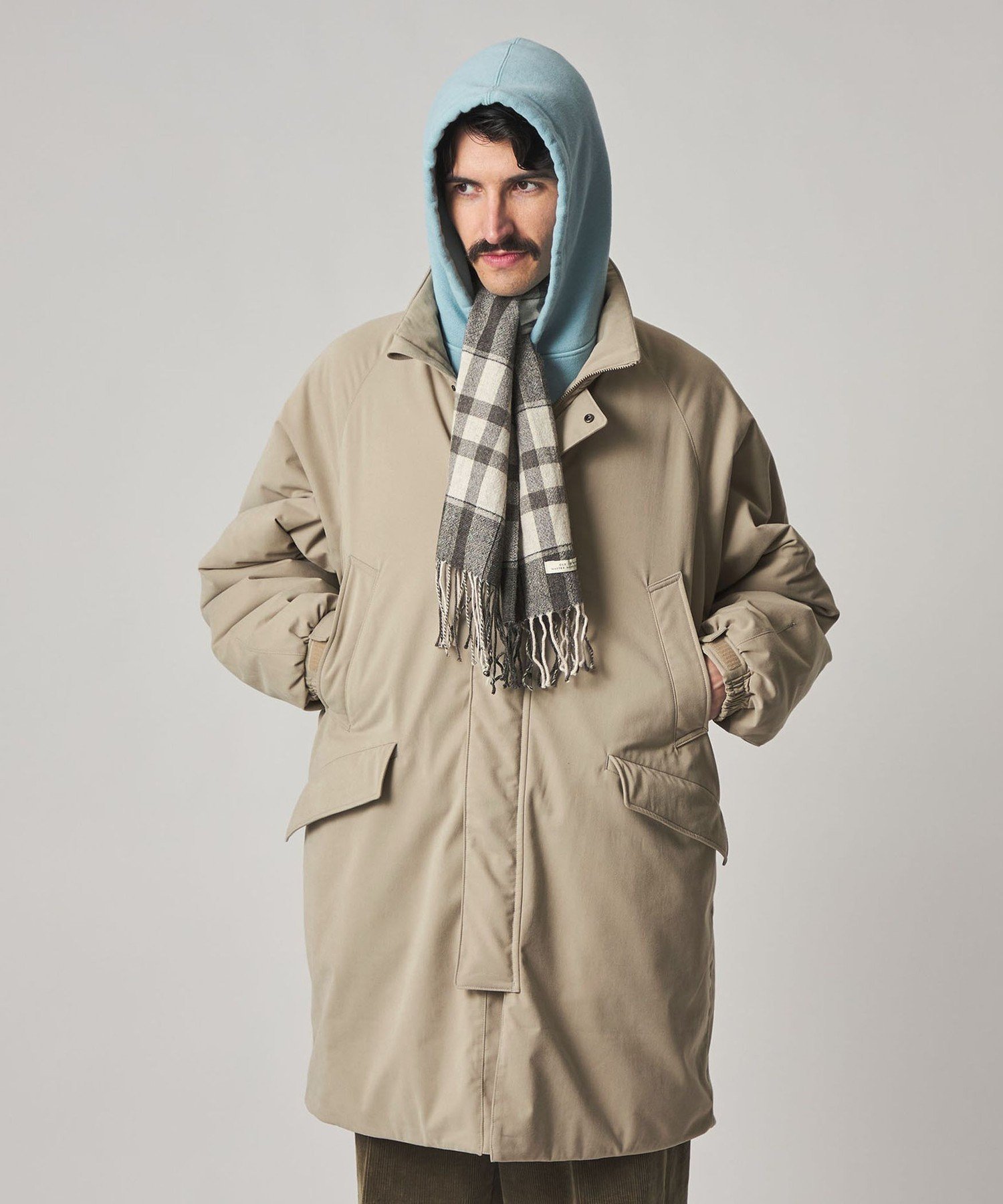 Steven Alan 25AWブラッシュド パデッド スタンド コート 美品 BEAUTY&YOUTH UNITED ARROWS｜<Steven Alan> ブラッシュド パデッド