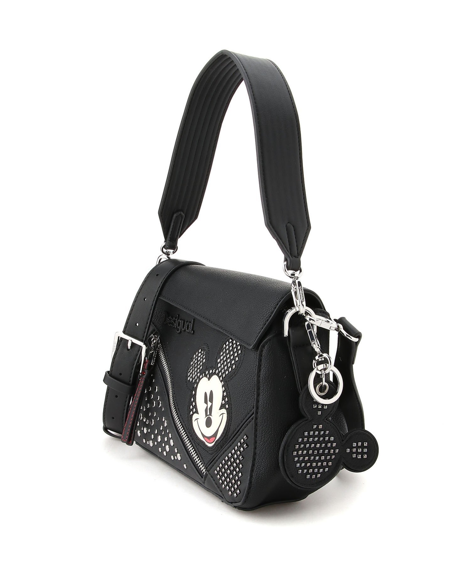 Desigual｜ミッキーマウス スタッズショルダーバッグ | Rakuten