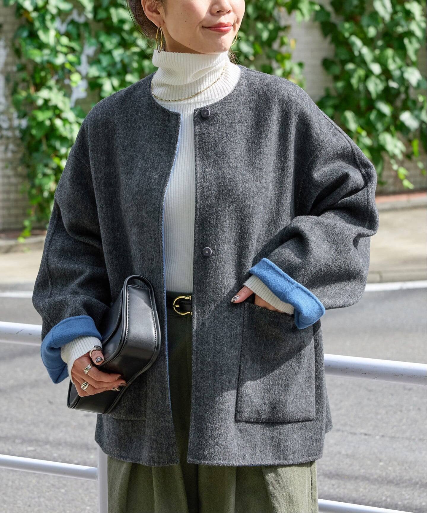 B.C STOCK｜《追加》S120ブレンドショート丈リバーシブルコート