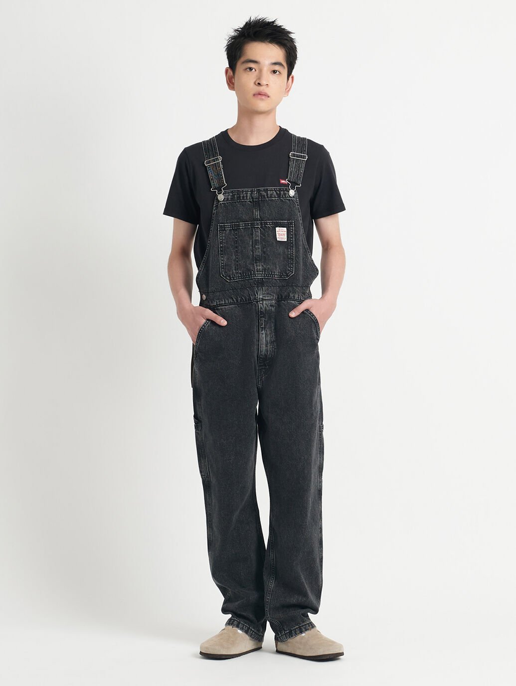 Levi's｜オーバーオール ブラック DARKLY WASH OVERALL | Rakuten