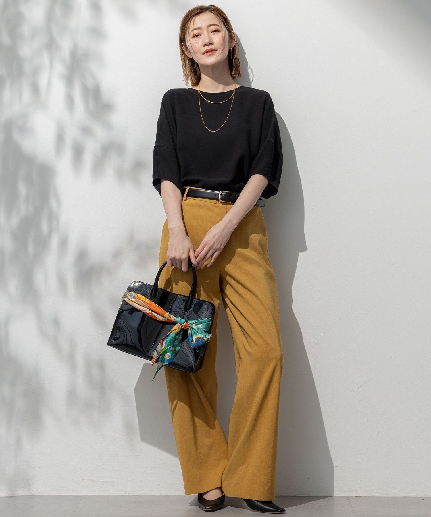 23区｜【好評につき追加/Oggi6月号掲載】ガラスフェザー ベルト