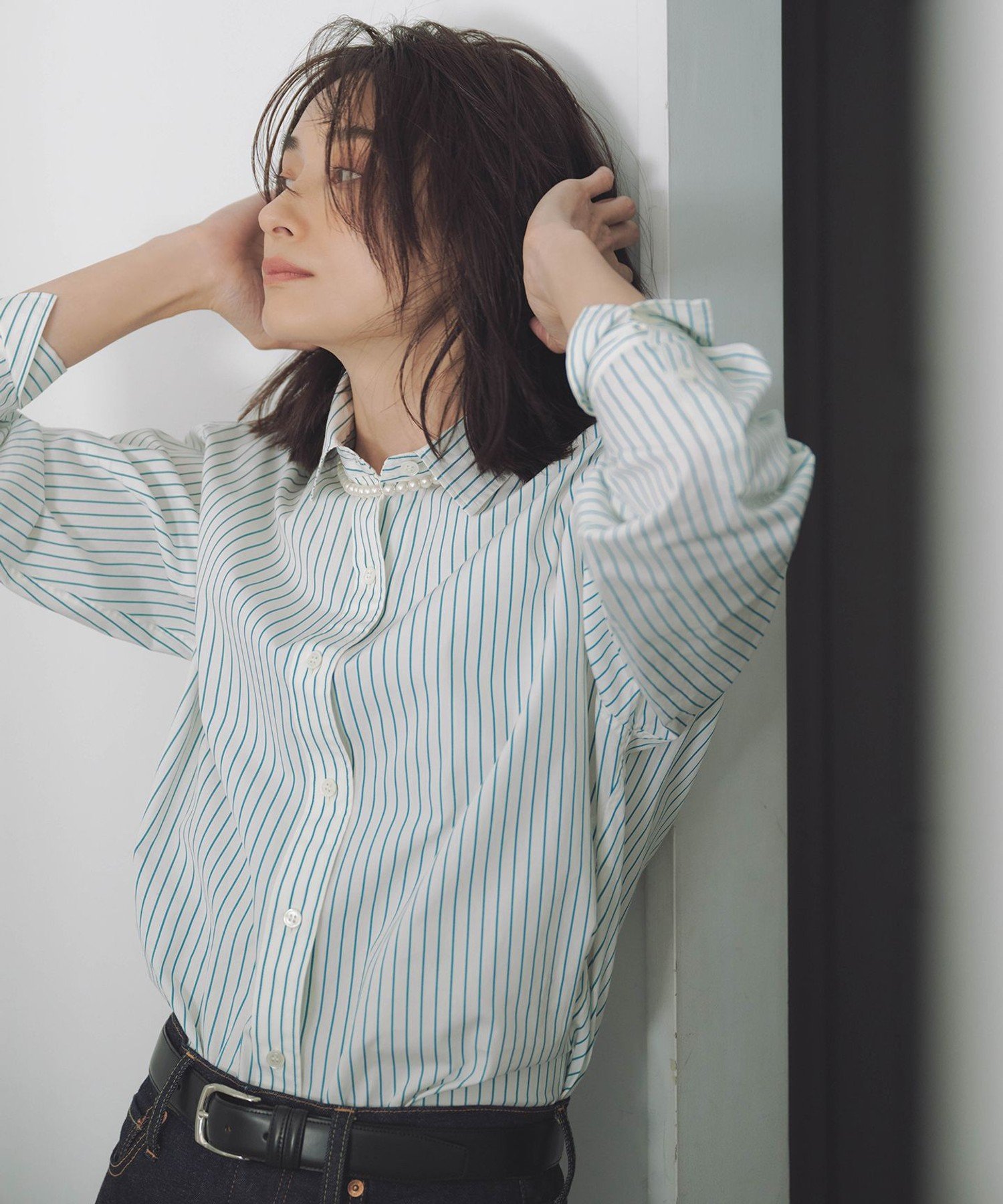 23区｜【好評につき追加/Oggi6月号掲載】ガラスフェザー ベルト