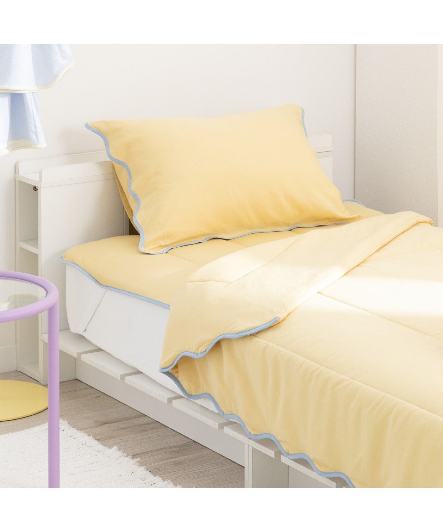 Francfranc ふわろ 夏用掛け布団 シングル 枕カバー レモン セット