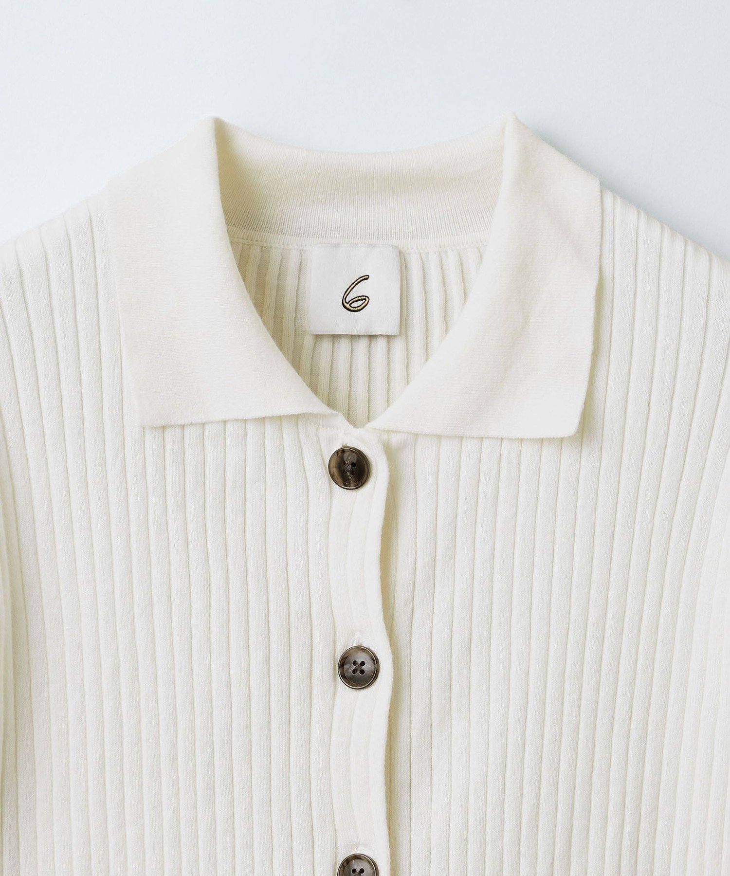 ＜6(ROKU)＞リブシャツカーディガン UNITED ARROWS LTD. OUTLET｜<6(ROKU)>リブシャツカーディガン