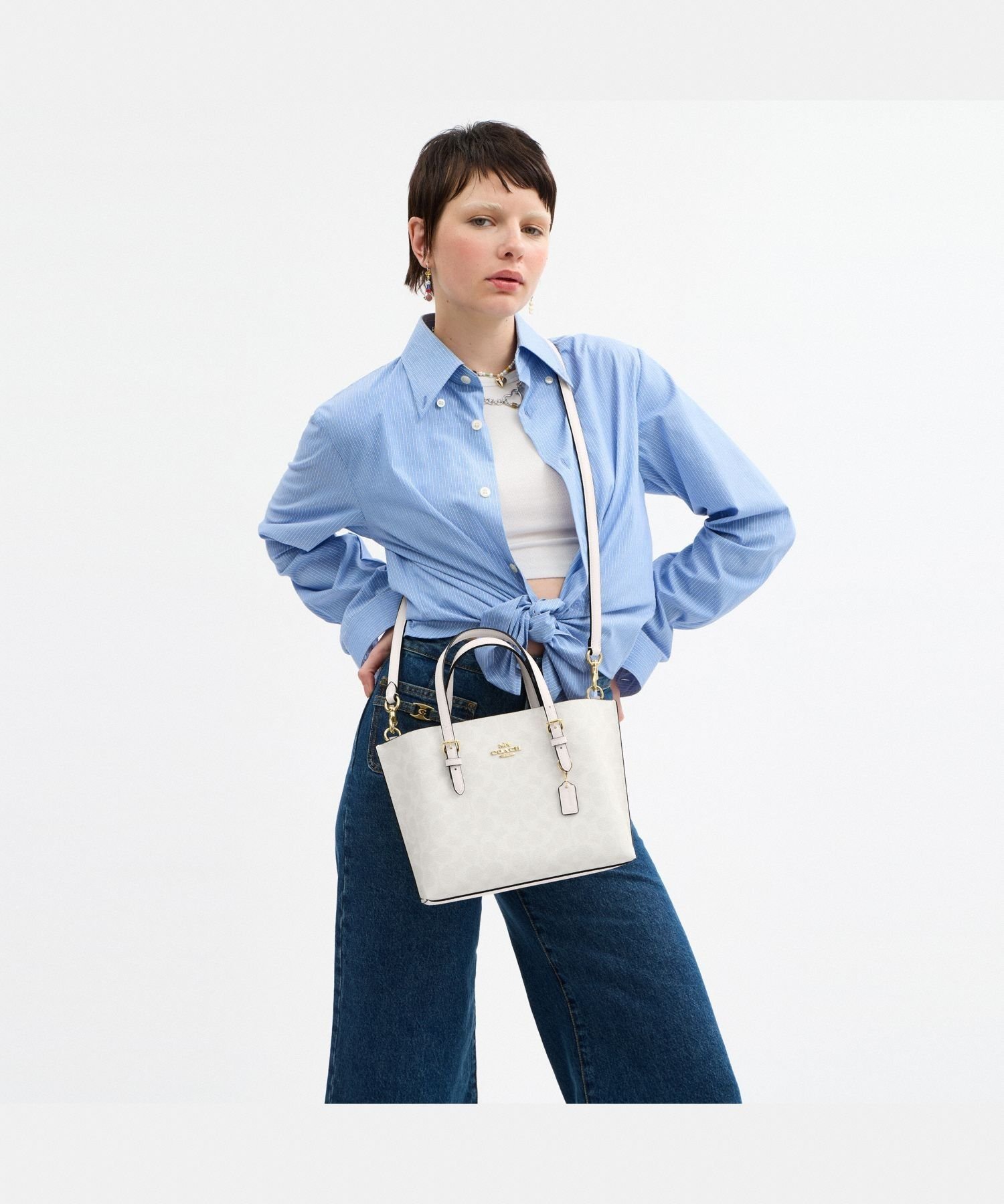 COACH OUTLET｜【公式】モリー トート バッグ 25・シグネチャー