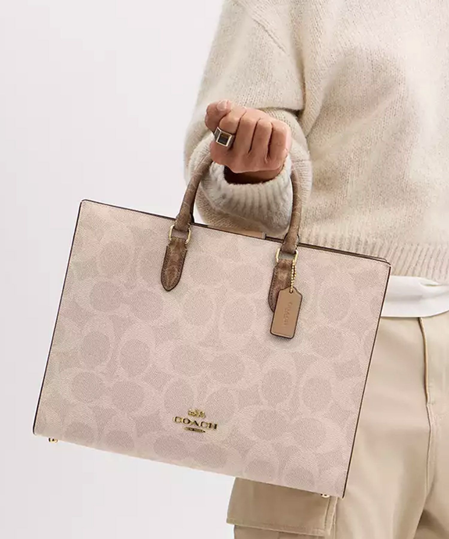 COACH OUTLET｜【公式】マギー トート バッグ・ブロックド