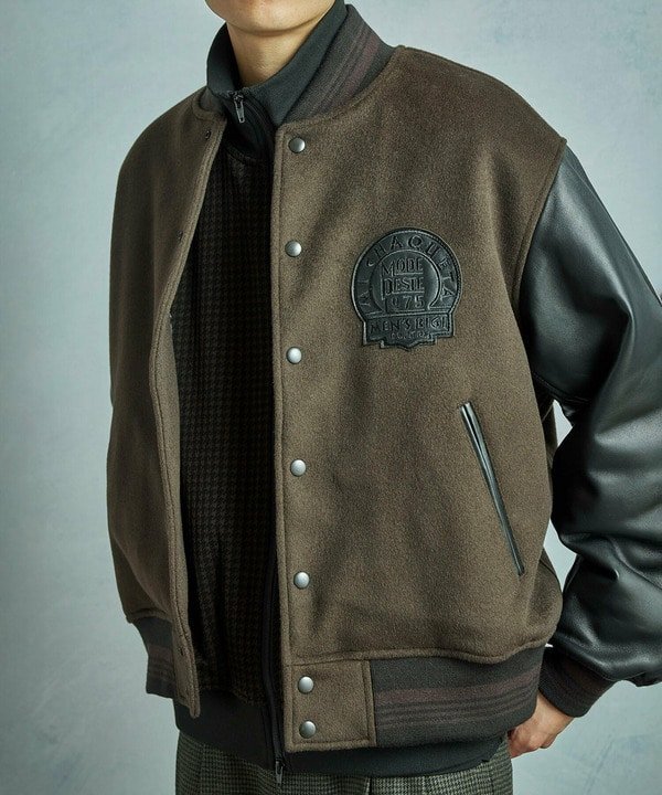 MEN'S BIGI｜【50th Anniv . 中田 慎介】WOOL MELTON STADIUM JAMPER