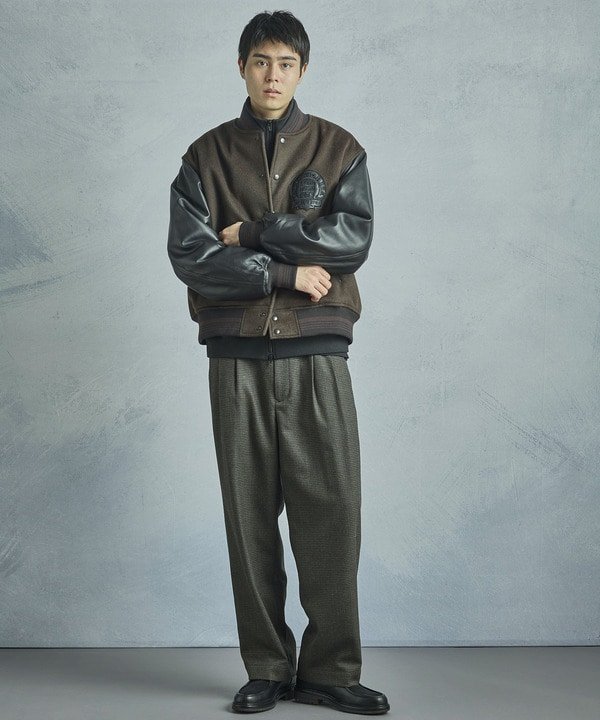 MEN'S BIGI｜【50th Anniv . 中田 慎介】WOOL MELTON STADIUM JAMPER