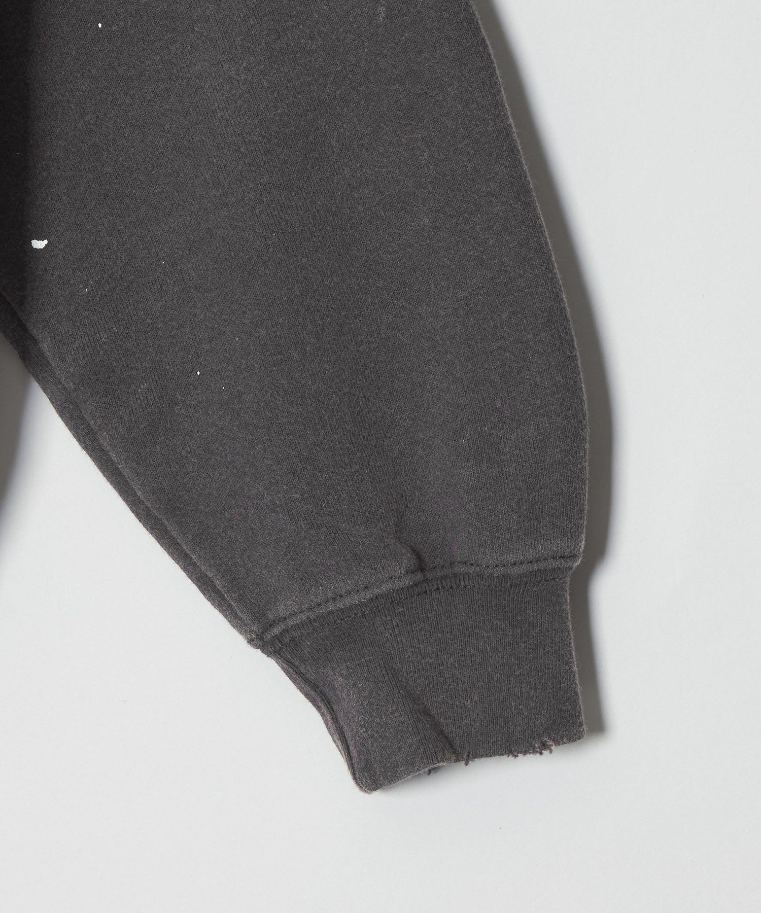 ＜6(ROKU)＞ダメージ ペイント スウェット プルオーバー　L 6(ROKU)＞ダメージ ペイント スウェット プルオーバー