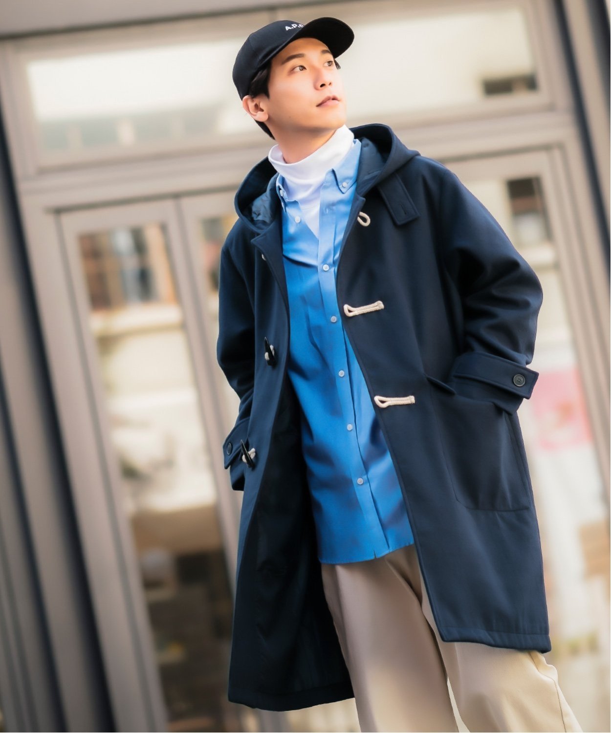 LGB ルグランブルー ダッフルコート 綿コート