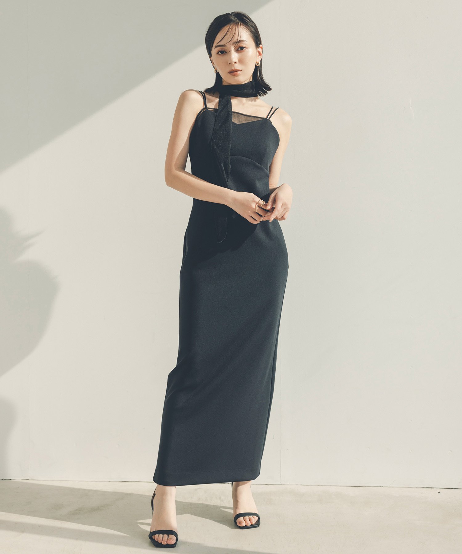 anuans｜シアーレイヤーキャミワンピース | Rakuten Fashion(楽天