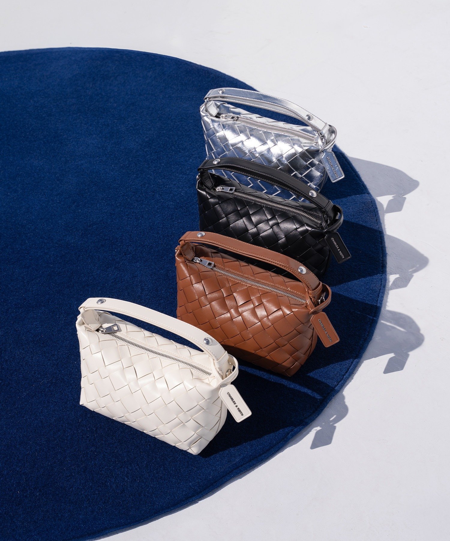 CHARLES & KEITH｜Ivette イヴェット ウーブンショルダーバッグ